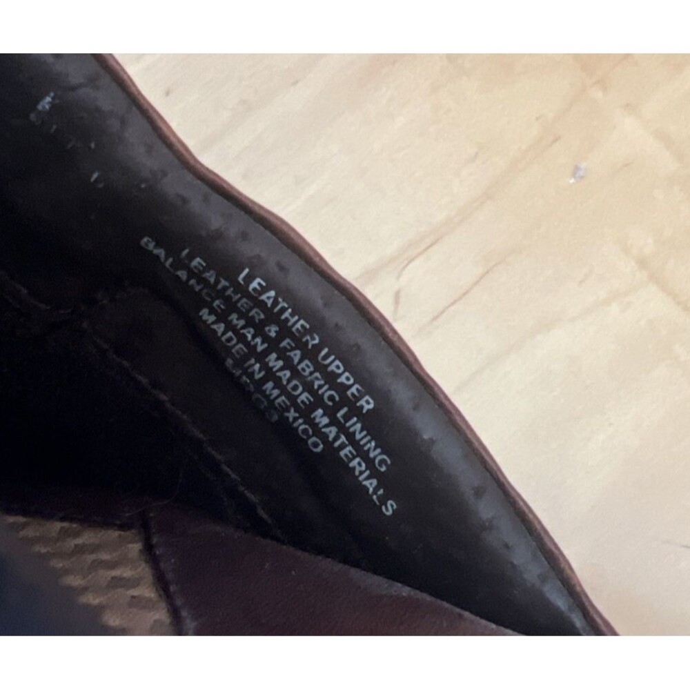 Born Women's Brown Leather Wool Slip-on Mules Clogs Southwestern Y2K Sz: 9M 40.5 - Picture 7 of 7